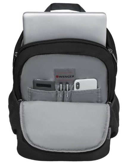 Nahrbtnik za prenosnik WENGER Quadma, 16", črni