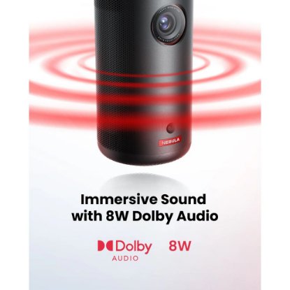 Projektor ANKER Nebula Capsule 3, DLP, FHD, 200 ANSI, WiFi, BT, HDMI, zvučnici, prijenosni, crni