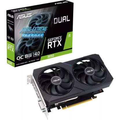 Grafična kartica ASUS Dual GeForce RTX 3050 OC V2, 8GB GDDR6