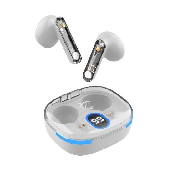 slušalke WHITE SHARK GEB-TWS37 Hyperbeat, in-ear, brezžične, bluetooth, bele