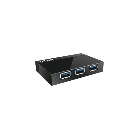 USB HUB D-LINK DUB-1340, USB 3.0, 4-portni, zunanji adapter za električno napajanje