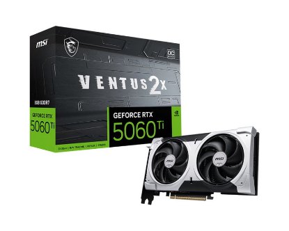Grafična kartica MSI GeForce RTX 5060 Ti Ventus 2X OC Plus, 8 GB GDDR7