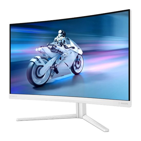 Gaming monitor 27" PHILIPS 27M2C5501/01, QHD, VA, 180Hz, 1ms, 300cd/m2, ukrivljen, beli