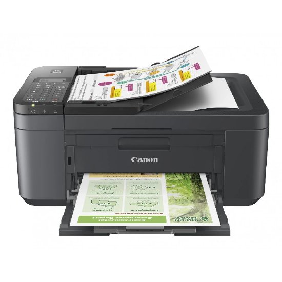 Multifunkcijski tiskalnik CANON Pixma TR4755I, tiskalnik/opticalnik/kopirnik/faks, 4800 dpi, USB, Wi-Fi, črn
