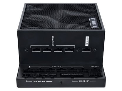 Napajalnik 1000W, LIAN LI Edge, 80+ Platinum, modularno, črno