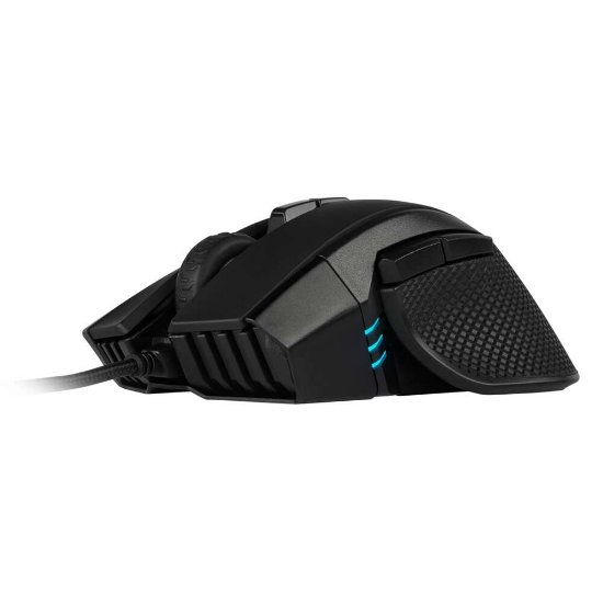 Miška CORSAIR Ironclaw RGB Gaming, brezžična, optična, 18000 dpi, črna, USB