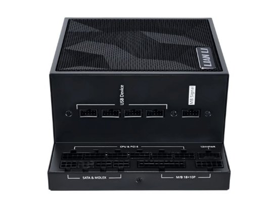 Napajlnik 850W, LIAN LI Edge, 80+ Platinum, modularno, črno