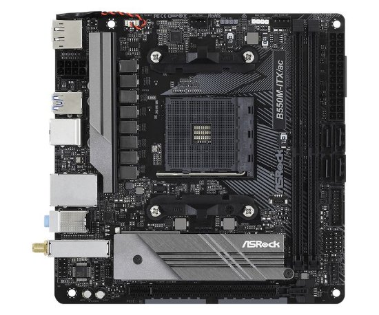 Matična plošća ASROCK B550M ITX/ac, AMD B550, DDR4, miniITX, s. AM4