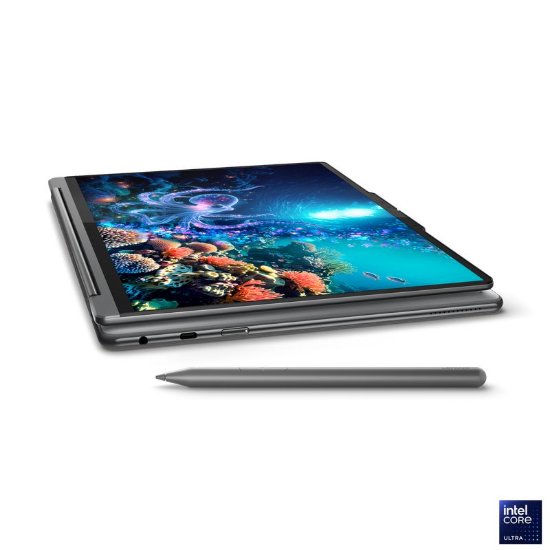 Lenovo Yoga 9 83LC002ESC / Core Ultra 7 258V, 32GB, 1TB SSD, Intel Arc Graphics, 14" 2,8K 120Hz OLED Touch, Windows 11 Pro, sivi.