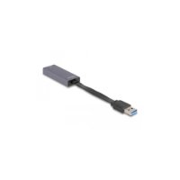 Omrežni adapter DELOCK, USB 3.0 na 2.5Gb LAN, slim, črni
