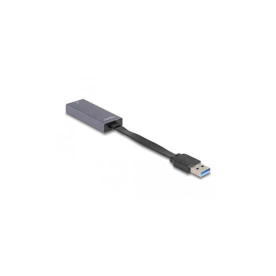 Omrežni adapter DELOCK, USB 3.0 na 2.5Gb LAN, slim, črni