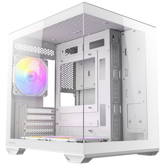 Ohišje ANTEC CX60M ARGB, MINI, mATX, steklo, belo, brez napajalnika