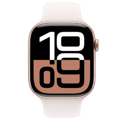 Pametni sat Apple Watch Series 10 GPS, 42mm Rose Gold Aluminium Case, bijeli