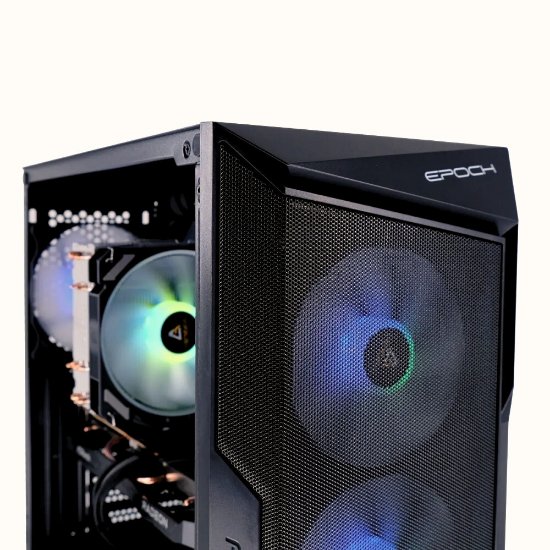 Računalnik EPOCH Arches / Ryzen 5 5600, 16GB DDR4, 1TB SSD NVMe, AMD Radeon RX 6600 8GB, WiFi, Windows 11, črno