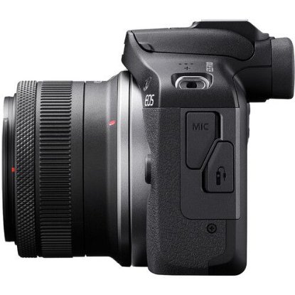 Digitalni fotoaparat CANON EOS R100 18-45 + 55-120, 25.8 Mpx, UHD 4K, crni