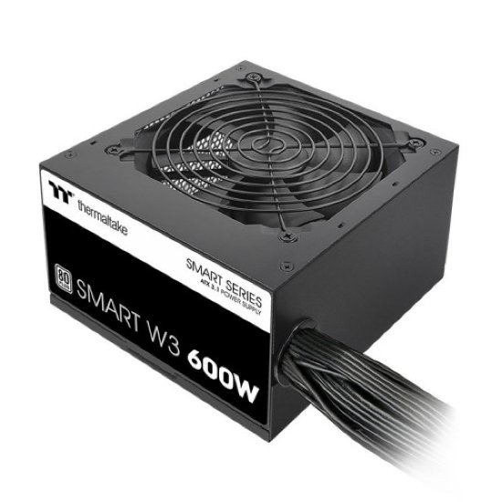 Napajlnik 600W, THERMALTAKE Smart W3 80+, ATX 3.1, 120mm vent., 80+, črno