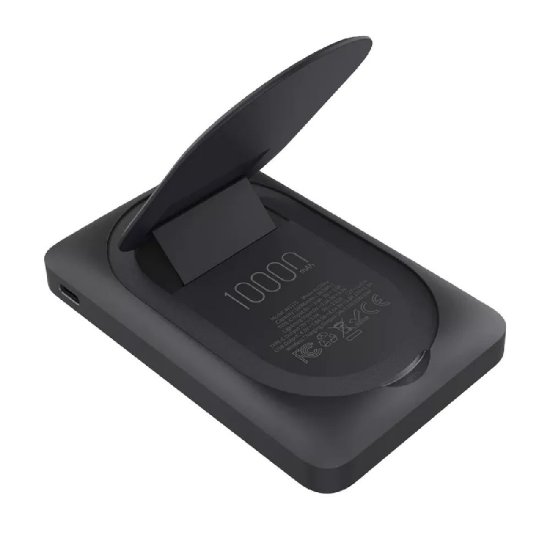 Mobilni USB polnilec VEGER MagOn Pro, magnetni, 10000 mAh, črni