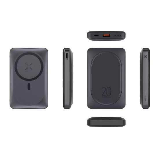 Mobilni USB polnilec VEGER MagOn Pro, magnetni, 10000 mAh, črni