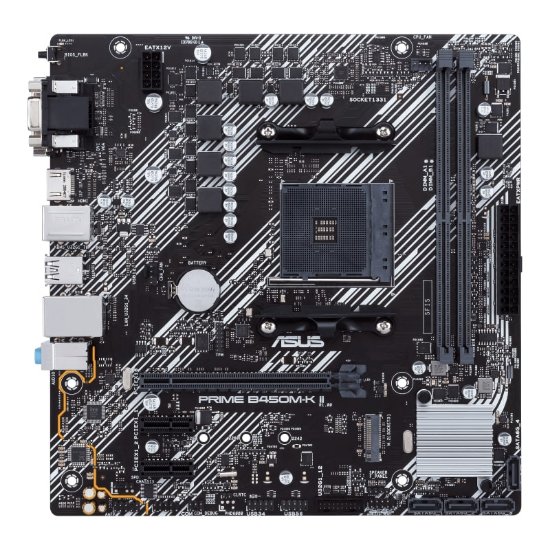 Matična plošča ASUS PRIME B450M-K II, AMD B450, mATX, s. AM4