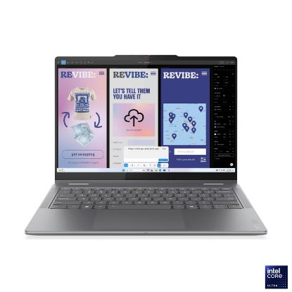 Prenosnik LENOVO Yoga 7 83JQ0029SC / Core Ultra 5 226V, 16GB, 1TB SSD, Intel Arc grafika, 14" WUXGA OLED zaslon na dotik, brez operacijskega sistema, siv