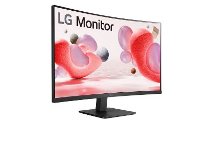 Monitor 32" LG 32MR50C-B.AEUQ, FHD, VA, 100Hz, 5ms, 250cd/m2, FreeSync, ukrivljen, črn