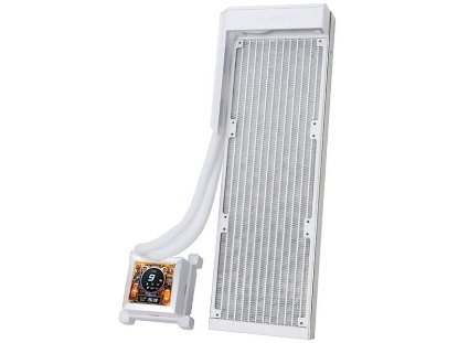 Vodno hlajenje LIAN LI HydroShift LCD 360 Fanless, CPU hlađenje, za Intel i AMD, belo