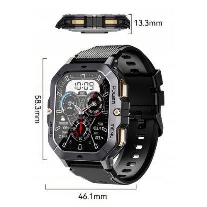 Pametna ura CUBOT C28, črni Pametna ura CUBOT C28, črni