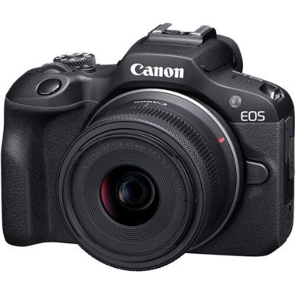 Digitalni fotoaparat CANON EOS R100 18-45, 25.8 Mpx, UHD 4K, črni