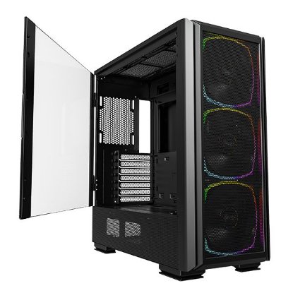 Ohišje MONTECH Sky Two GX, prozor, RGB, E-ATX, črno