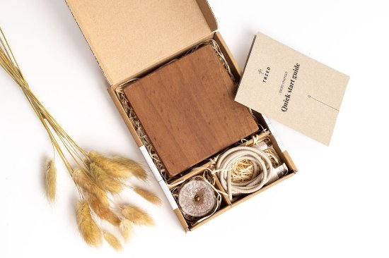 Brezžični polnilec TREED Dark Walnut Qi, 15W, MagSafe