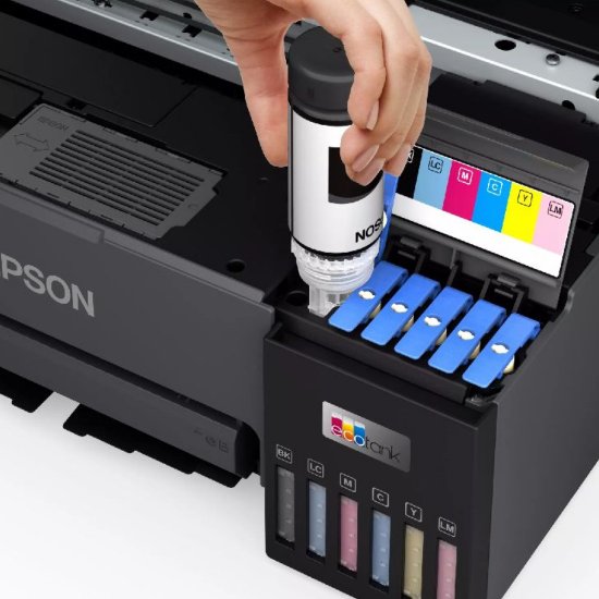 Tiskalnik EPSON EcoTank L8050 Photo, tintni, USB, WiFi, črni