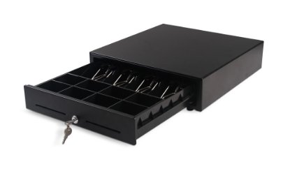 Predal za denar MicroPOS, KR-410, 5N8K, 24V, črne barve