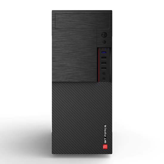 Ohišje BIT FORCE BLADE BS-4, MIDI, ATX, črno, bez napajalnika