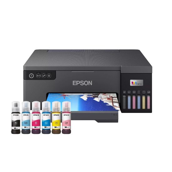 Tiskalnik EPSON EcoTank L8050 Photo, tintni, USB, WiFi, črni