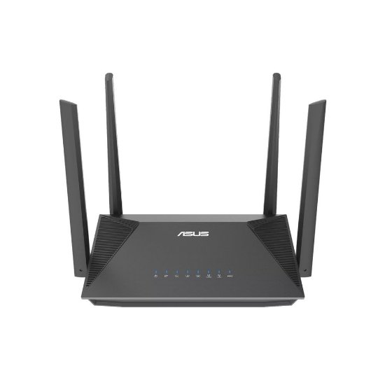 Router ASUS RT-AX52, AX1800, 802.11a/b/g/n/ac/ax, 3x 10/100/1000 LAN + WAN, 4 antene, bežični