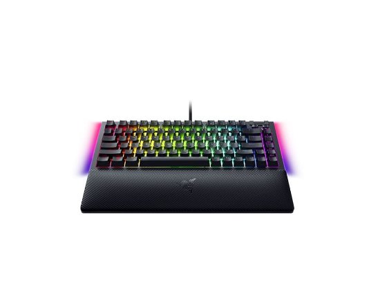 Tipkovnica RAZER BlackWidow V4 75%, mehanička, Orange switch, RGB, SLO/HR/US Layout, črna, USB