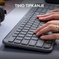 Tipkovnica LOGITECH K950 Signature Slim, brezžična, Bolt Receiver USB, črna