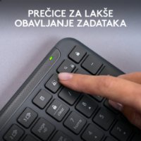 Tipkovnica LOGITECH K950 Signature Slim, brezžična, Bolt Receiver USB, črna