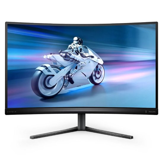 Gaming monitor 27" PHILIPS Evnia 27M2C5200W/00, FHD, VA, 280Hz, 1ms, 300cd/m2, ukrivljen, sivi