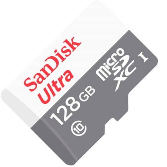 Pomnilniška kartica SANDISK, Micro SDXC Ultra, 128GB, SDSQUNR-128G-GN6MN, class 10 UHS-I, 100MB/s