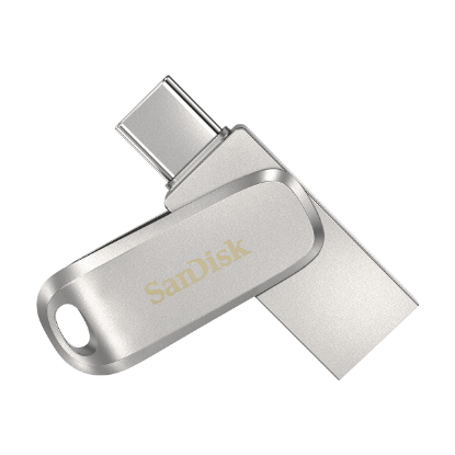 USB ključek 3.1 FLASH DRIVE, 256 GB, SANDISK Ultra Dual Drive Luxe USB-C, SDDDC4-256G-G46, srebrna