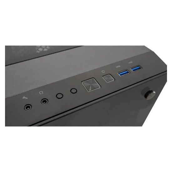 Ohišje LC POWER LC-709B-ON Solar_System_X, MIDI, ATX, window, črno, bez napajalnika