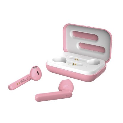 slušalke TRUST Primo Touch, in-ear, brezžične, roze