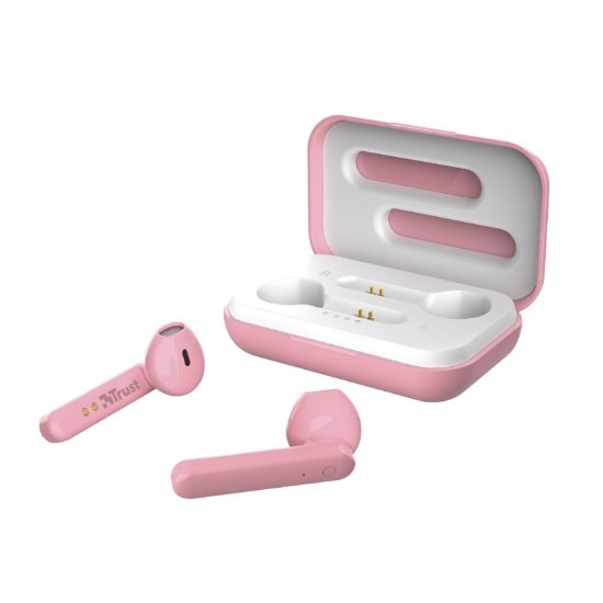 slušalke TRUST Primo Touch, in-ear, brezžične, roze