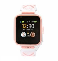 Dječji pametni sat MYKI 4, 4G video pozivi, praćenje lokacije, vodootporan, bijelo-rozi