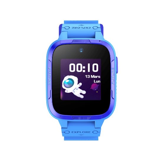 Dječji pametni sat SMART360 Botslab Kids Watch E3 Pro, 4G+ video pozivi, SOS gumb, lociranje, plavi, mrežna nadzorna kamera 360 AC1C Pro, 2k, unutarnja