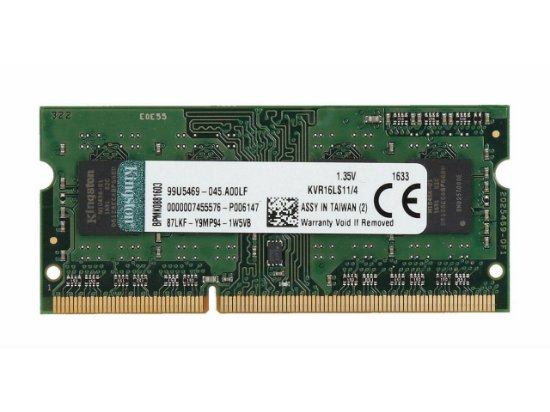 RAM pomnilnik SO-DIMM PC-12800, 4 GB KINGSTON KVR16LS11/4, DDR3L 1600MHz