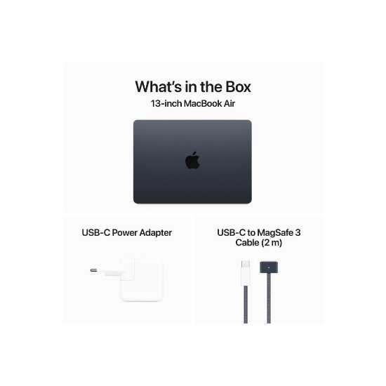 Prenosnik APPLE MacBook Air 13.6" MXCV3ZE/A / 8-Core M3, 16GB, 512GB SSD, Apple 10-Core GPU, 13.6" 2560x1664 IPS, macOS, tamno-plavi