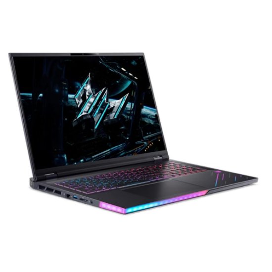 Laptop ACER Predator Helios 18 AI NH.QVYEX.00N / Core Ultra 9 275HX, 64GB, 1TB SSD, nVidia GeForce RTX 5080, 18" WQXGA 120Hz IPS, Windows 11, crni