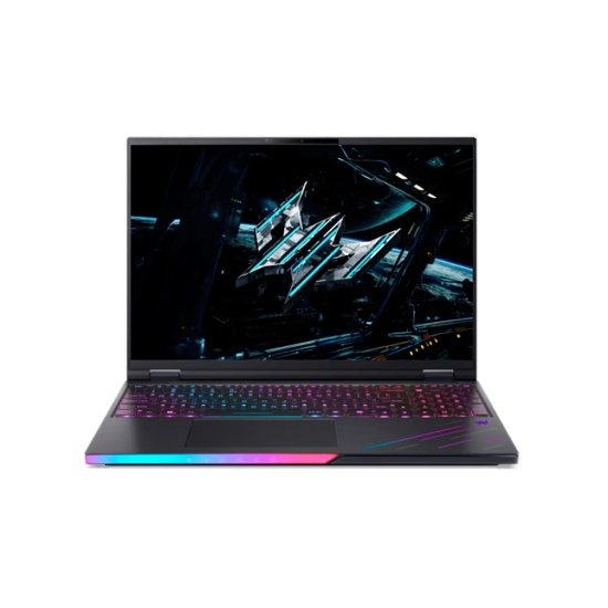 Laptop ACER Predator Helios 16 AI OLED NH.QW0EX.001 / Core Ultra 9 275HX, 64GB, 1TB SSD, nVidia GeForce RTX 5090, 16" WQXGA 240Hz OLED, Windows 11, crni